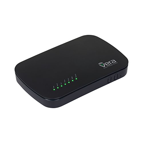 Vera Control VeraPlus-US Smart Home Controller Z-Wave Wireless Security, 7.71' x 5.0' x 1.33', Black