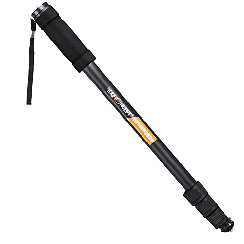 Camera Monopod,K&F Concept 4-Section 67'/171CM Compact Portable Travel DSLR Monopod Unipod Stand Walking Trekking Stick Aluminum Alloy Lightweight SLR Cameras Camcorder Video