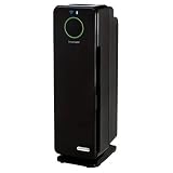 Germ Guardian CDAP4500BCA 22” 4-in-1 WiFi & Bluetooth Smart Voice Control Air Purifier for Home, Smart AQM, UV-C, Filters Allergies, Dust, Pet Dander, & Odors, 3-Yr Wty, GermGuardian, Black