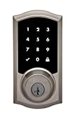 Kwikset Premis Touchscreen Smart Lock Electronic Deadbolt, Works with Apple HomeKit via Apple HomePod or Apple TV, in Satin Nickel