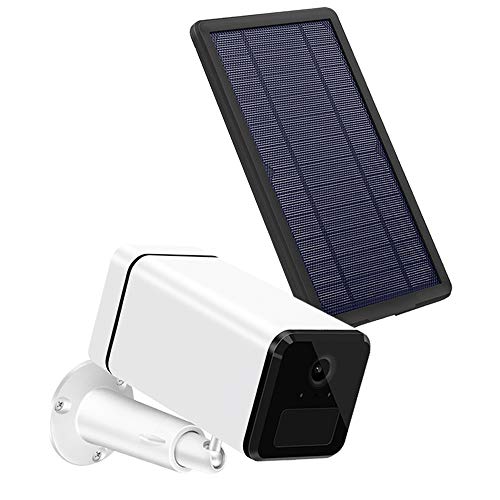 4G LTE Solar Security Camera, PjxerdQ 130° View JH018 WiFi Outdoor Home Bullet Surveillance Camera 1080P Live Video Monitor with PIR Motion Detection Alert, Night Vision, 2 Way Audio, Cloud Storage