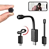 Smallest WiFi Spy Hidden Camera, ZTour Mini HD Portable IP Wireless Home Security Nanny Kid Camera with Motion Detection, Cloud Storage, Live Remote Monitoring for iOS/Android Mobile Phone, Window Pc