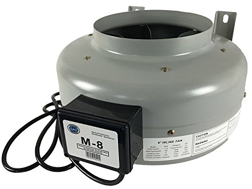 M-8 In-Line Duct Booster 8' Metal