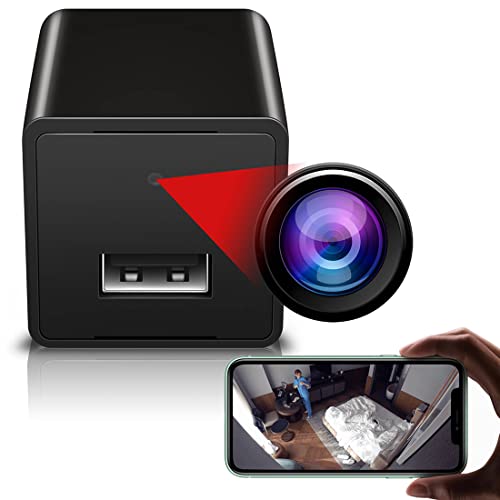 Spy Camera USB Charger,HONBOO 1080p HD Hidden Camera, WiFi Wireless Wall Plug USB Charger [Motion Detection, AC Adapter, Remote App Control] Nanny Camera, Home, Kids, Pet Monitoring Cam (6598598321)