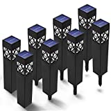 Home Zone Security Outdoor Landscape & Garden Decorative Solar Path Light (8-Set)