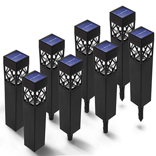 Home Zone Security Outdoor Landscape & Garden Decorative Solar Path Light (8-Set)