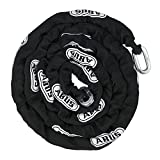 ABUS Hardened Steel 10KS 10 Foot x 3/8' Thick Square Security Chain for Bikes, Containers, Trailers, ATV's, Motorcycles and Personal/Industrial Property